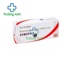 Zyrova 5 - Thuốc điều trị tăng cholesterol hiệu quả của Cadila